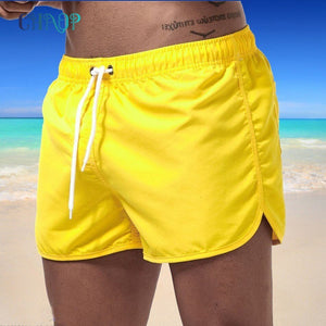 Summer Brand Men Swimwear Shorts Solid Beachwear Sexy Swim Trunks Men Swimsuit Low Waist Breathable Beach Wear Surf | TageUnlimited