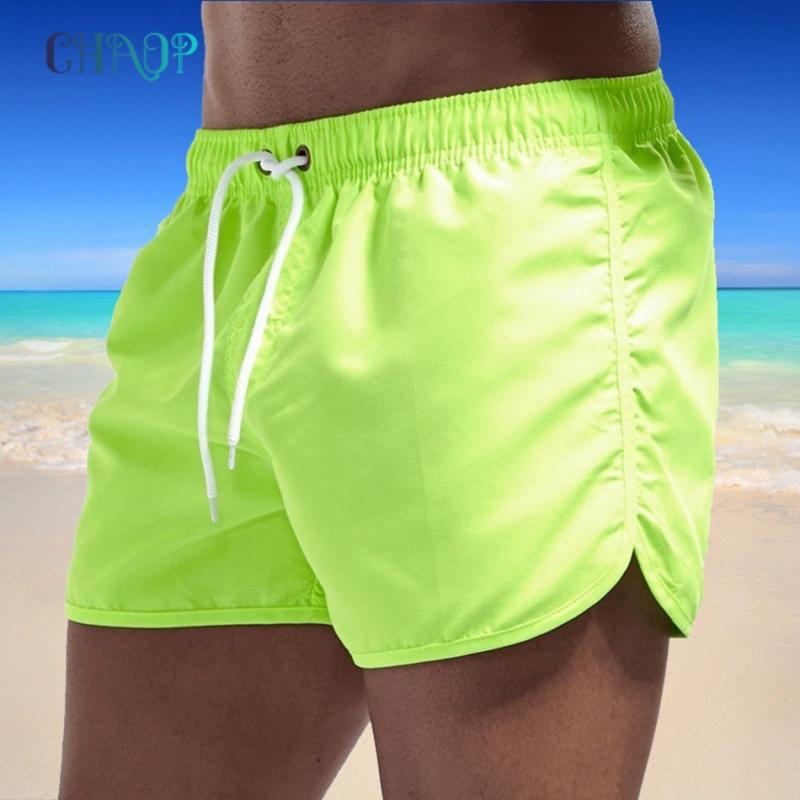 Summer Brand Men Swimwear Shorts Solid Beachwear Sexy Swim Trunks Men Swimsuit Low Waist Breathable Beach Wear Surf | TageUnlimited