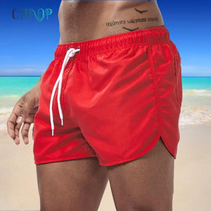 Summer Brand Men Swimwear Shorts Solid Beachwear Sexy Swim Trunks Men Swimsuit Low Waist Breathable Beach Wear Surf | TageUnlimited