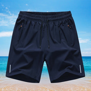 Summer Men Beach Homme Ice Cool Comfortable Breathable Stretch Slim Fit Sports Running Bodybuilding Shorts Plus Size M-8XL | TageUnlimited