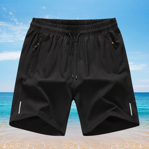 Summer Men Beach Homme Ice Cool Comfortable Breathable Stretch Slim Fit Sports Running Bodybuilding Shorts Plus Size M-8XL | TageUnlimited