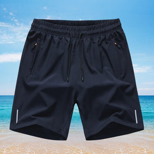 Summer Men Beach Homme Ice Cool Comfortable Breathable Stretch Slim Fit Sports Running Bodybuilding Shorts Plus Size M-8XL | TageUnlimited