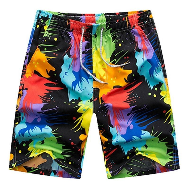 Men Board Casual Drawstring Pockets Shorts Beach Brand Short Surfing Bermudas Male Boardshorts Quick Dry For Sports | TageUnlimited