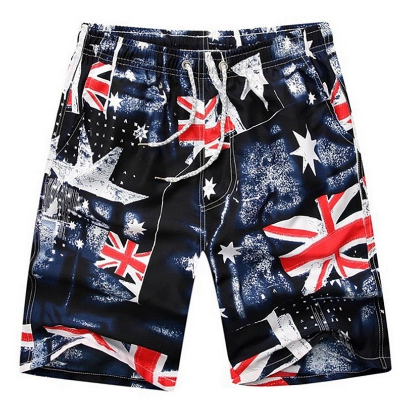 Men Board Casual Drawstring Pockets Shorts Beach Brand Short Surfing Bermudas Male Boardshorts Quick Dry For Sports | TageUnlimited