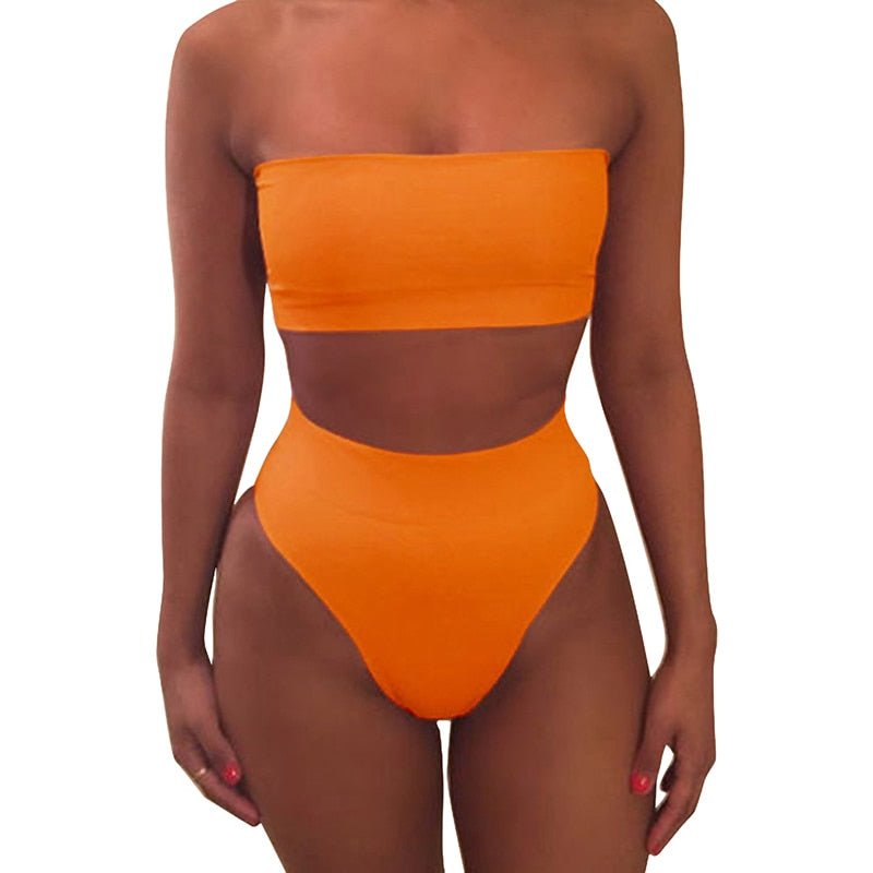 Summer Solid Bikinis Women Bikini Sets Swimsuit Sexy Two Pieces Beachwear Bathing Suit Swimwear Brazilian  mujer | TageUnlimited