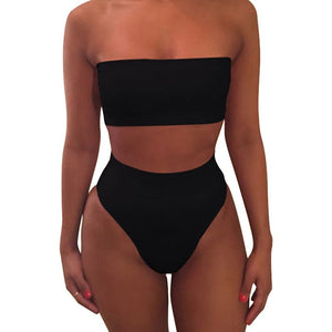 Summer Solid Bikinis Women Bikini Sets Swimsuit Sexy Two Pieces Beachwear Bathing Suit Swimwear Brazilian  mujer | TageUnlimited