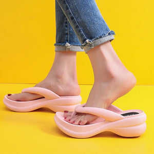 Summer Women Slippers EVA Soft Sides Shoes Garden Shoes Wedges Sweet Sandals Antiskid Female Platform Flip Flops For Stenio | 0 | Tage-Active