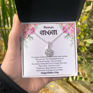 Thank You Mom | For Always Being That Voice | Jewelry | C30187TR, lx-C30187, PB23-WOOD, PROD-2051935, PT-2646, TNM-1, USER-43062 | TageUnlimited