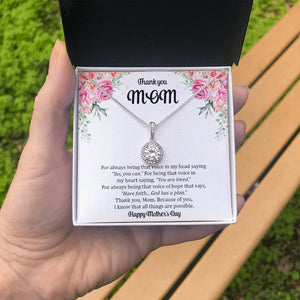 Thank You Mom | For Always Being That Voice | Jewelry | C30187TR, lx-C30187, PB23-WOOD, PROD-2051935, PT-2646, TNM-1, USER-43062 | TageUnlimited