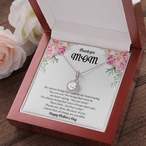 Thank You Mom | For Always Being That Voice | Jewelry | C30187TR, lx-C30187, PB23-WOOD, PROD-2051935, PT-2646, TNM-1, USER-43062 | TageUnlimited