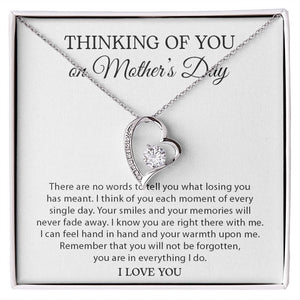 Thinking Of You On Mother's Day | There Are No Words | Jewelry | C30025TG, C30025TR, lx-C30025, PB23-WOOD, PROD-2074351, PT-781, TNM-1, USER-43062 | TageUnlimited