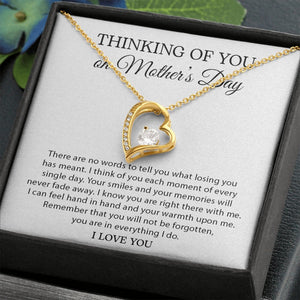 Thinking Of You On Mother's Day | There Are No Words | Jewelry | C30025TG, C30025TR, lx-C30025, PB23-WOOD, PROD-2074351, PT-781, TNM-1, USER-43062 | TageUnlimited