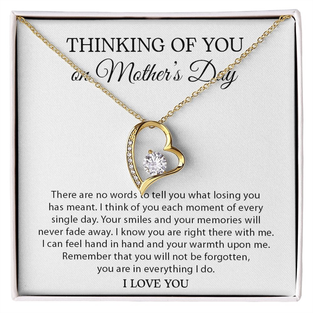 Thinking Of You On Mother's Day | There Are No Words | Jewelry | C30025TG, C30025TR, lx-C30025, PB23-WOOD, PROD-2074351, PT-781, TNM-1, USER-43062 | TageUnlimited