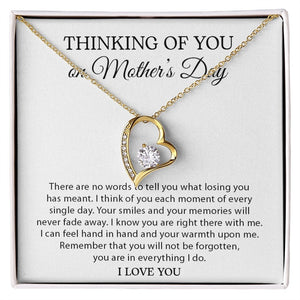 Thinking Of You On Mother's Day | There Are No Words | Jewelry | C30025TG, C30025TR, lx-C30025, PB23-WOOD, PROD-2074351, PT-781, TNM-1, USER-43062 | TageUnlimited