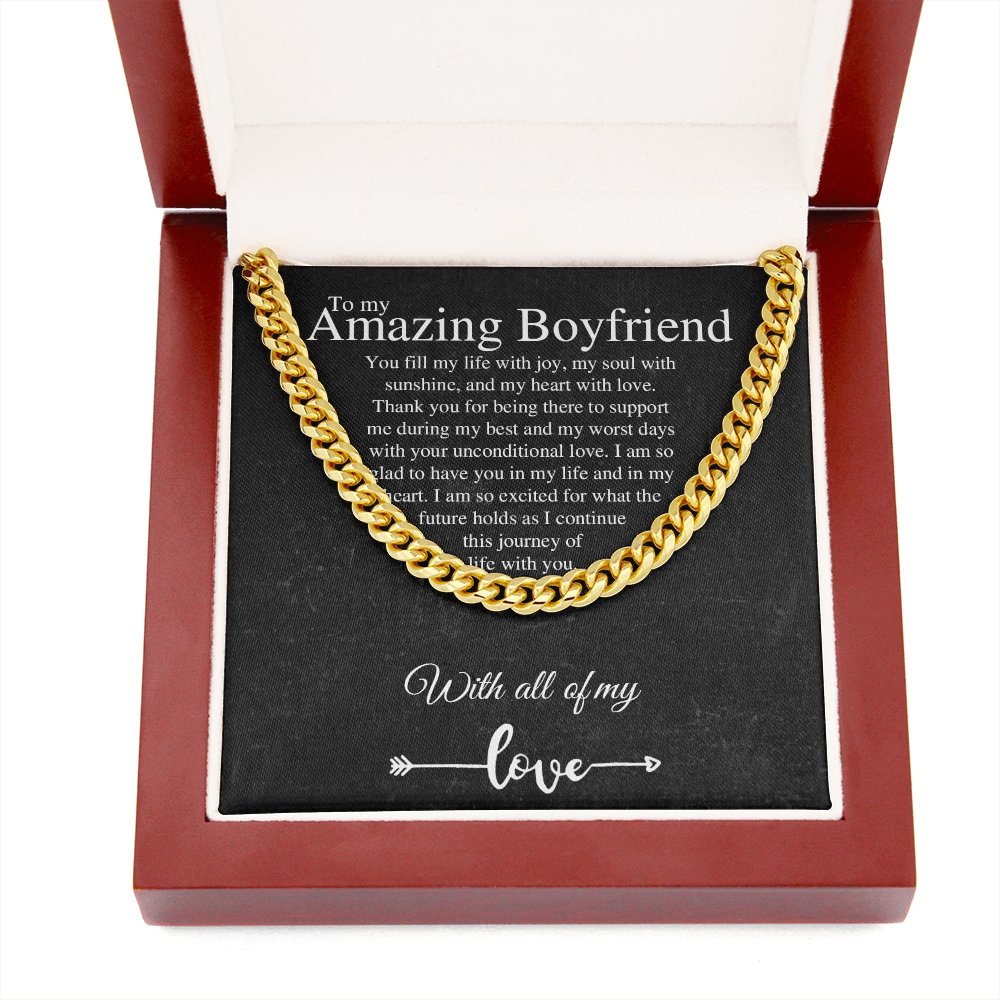 To My Amazing Boyfriend | With All My Love 💗💖 | Jewelry | C30184T, C30184TG, lx-C30184, PB23-WOOD, PROD-1823383, PT-1772, USER-43062 | TageUnlimited