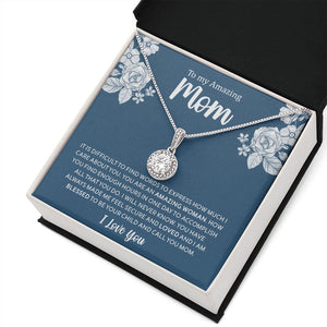 To My Amazing Mom | It Is Difficult To Find Words | Jewelry | C30187TR, lx-C30187, PB23-WOOD, PROD-2030773, PT-2646, TNM-1, USER-43062 | TageUnlimited