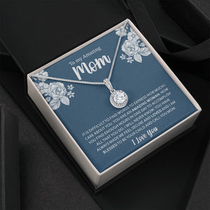 To My Amazing Mom | It Is Difficult To Find Words | Jewelry | C30187TR, lx-C30187, PB23-WOOD, PROD-2030773, PT-2646, TNM-1, USER-43062 | TageUnlimited
