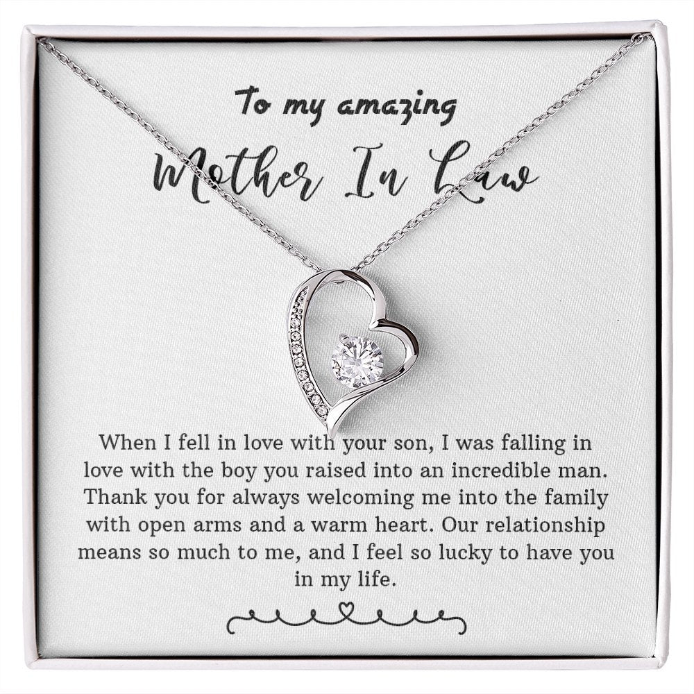 To My Amazing Mother In Law | Lucky To Have You In My Life | Jewelry | C30025TG, C30025TR, lx-C30025, PB23-WOOD, PROD-2074363, PT-781, TNM-1, USER-43062 | TageUnlimited