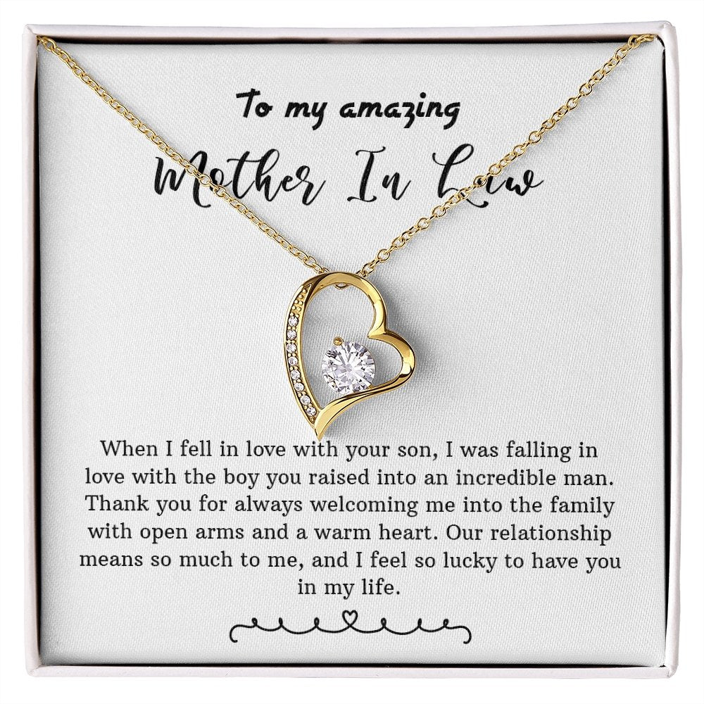 To My Amazing Mother In Law | Lucky To Have You In My Life | Jewelry | C30025TG, C30025TR, lx-C30025, PB23-WOOD, PROD-2074363, PT-781, TNM-1, USER-43062 | TageUnlimited
