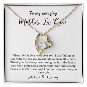 To My Amazing Mother In Law | Lucky To Have You In My Life | Jewelry | C30025TG, C30025TR, lx-C30025, PB23-WOOD, PROD-2074363, PT-781, TNM-1, USER-43062 | TageUnlimited