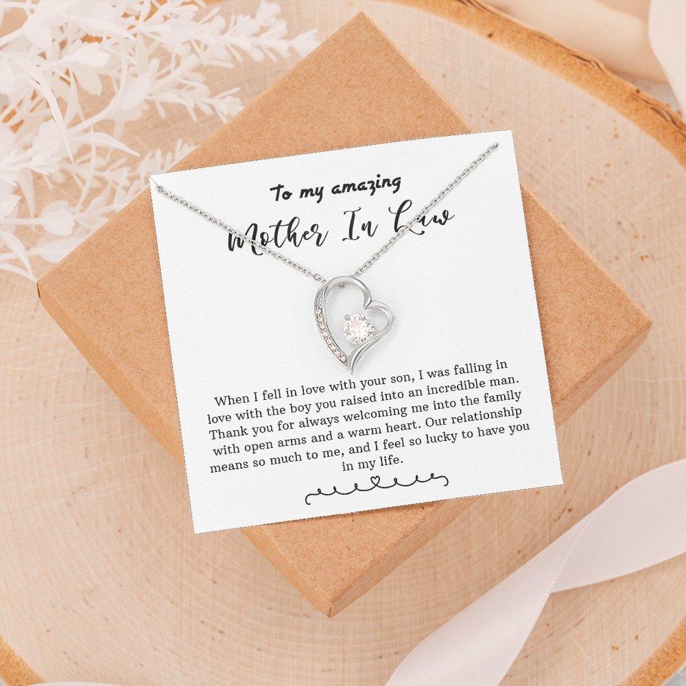 To My Amazing Mother In Law | Lucky To Have You In My Life | Jewelry | C30025TG, C30025TR, lx-C30025, PB23-WOOD, PROD-2074363, PT-781, TNM-1, USER-43062 | TageUnlimited