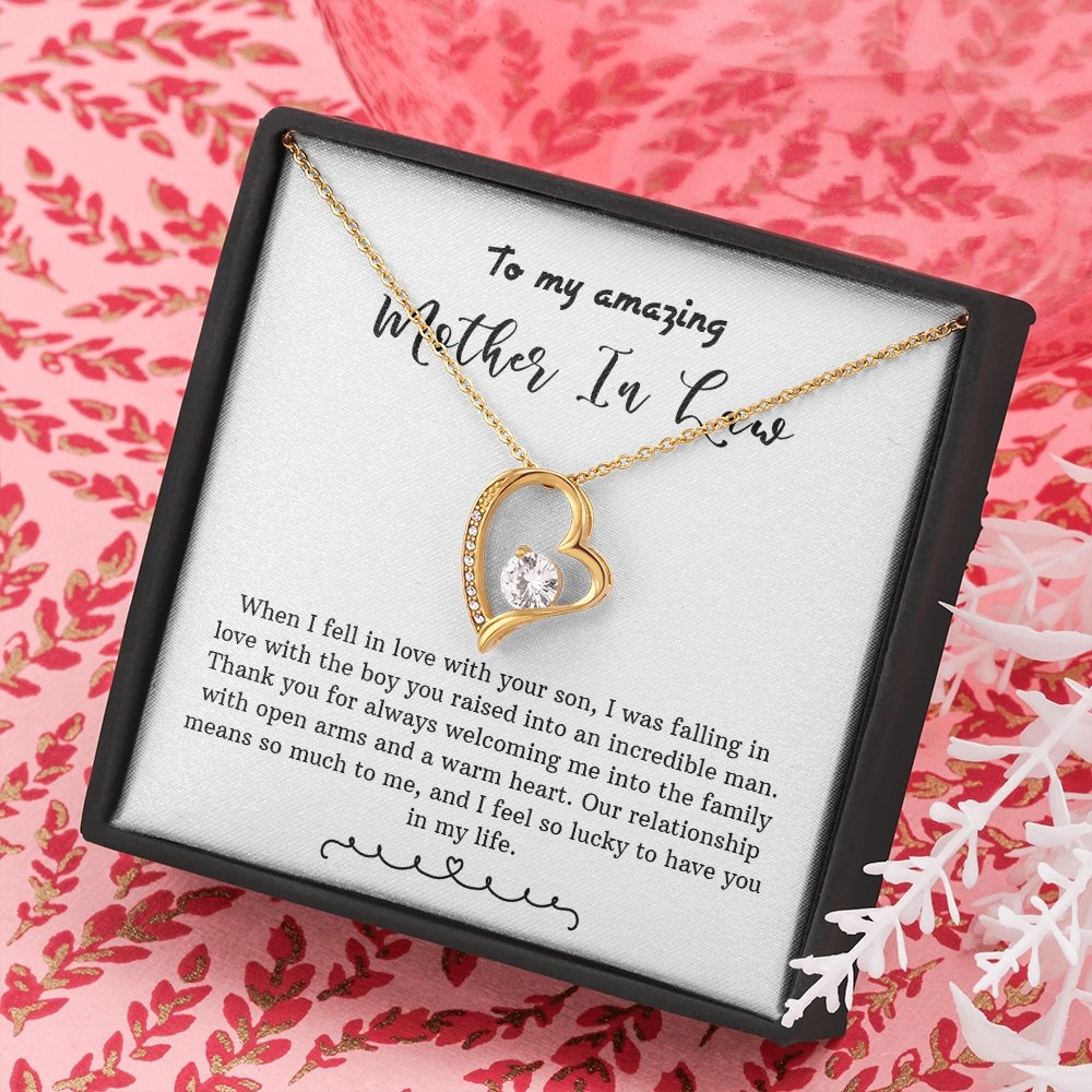 To My Amazing Mother In Law | Lucky To Have You In My Life | Jewelry | C30025TG, C30025TR, lx-C30025, PB23-WOOD, PROD-2074363, PT-781, TNM-1, USER-43062 | TageUnlimited