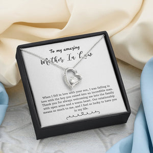 To My Amazing Mother In Law | Lucky To Have You In My Life | Jewelry | C30025TG, C30025TR, lx-C30025, PB23-WOOD, PROD-2074363, PT-781, TNM-1, USER-43062 | TageUnlimited