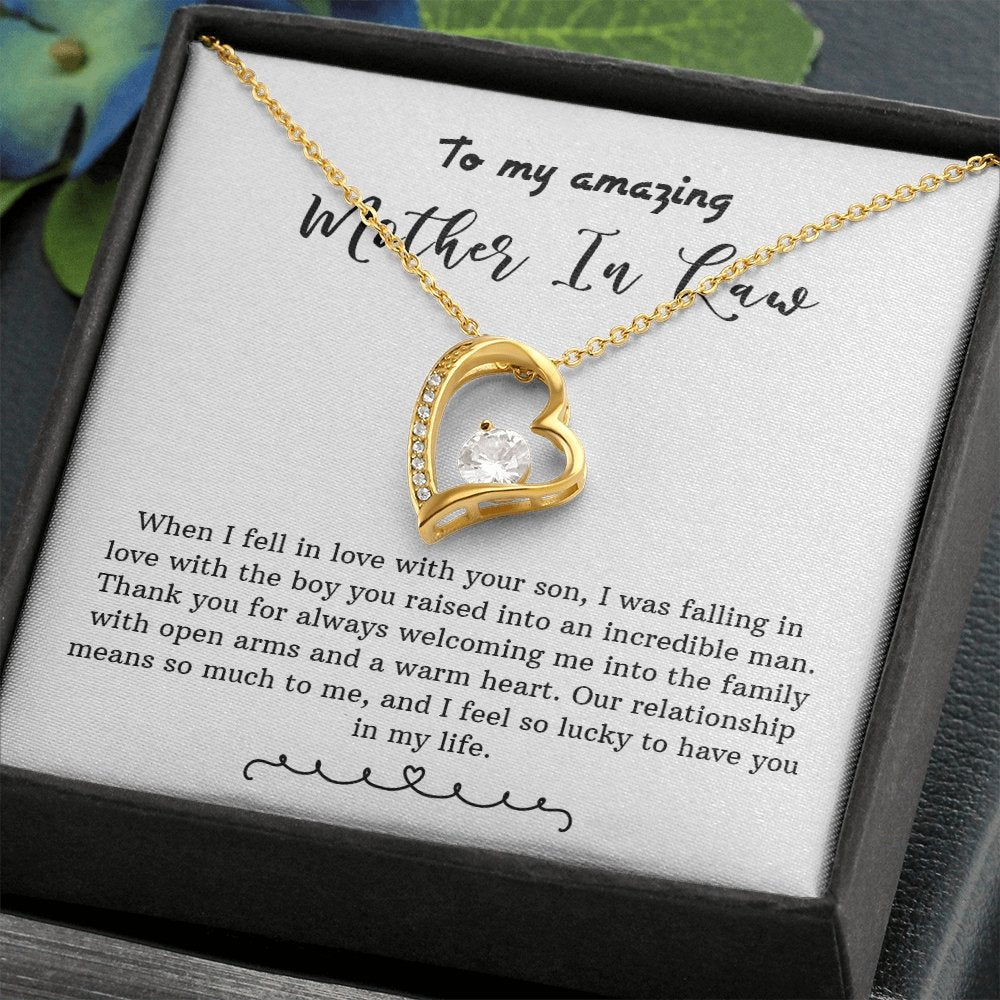 To My Amazing Mother In Law | Lucky To Have You In My Life | Jewelry | C30025TG, C30025TR, lx-C30025, PB23-WOOD, PROD-2074363, PT-781, TNM-1, USER-43062 | TageUnlimited