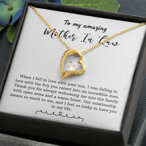 To My Amazing Mother In Law | Lucky To Have You In My Life | Jewelry | C30025TG, C30025TR, lx-C30025, PB23-WOOD, PROD-2074363, PT-781, TNM-1, USER-43062 | TageUnlimited