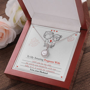 To My Amazing Pregnant Wife | With You (Eternal Hope Necklace) | Jewelry | C30187TR, lx-C30187, PB23-WOOD, PROD-2083278, PT-2646, TNM-1, USER-43062 | TageUnlimited