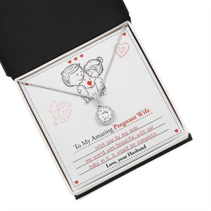 To My Amazing Pregnant Wife | With You (Eternal Hope Necklace) | Jewelry | C30187TR, lx-C30187, PB23-WOOD, PROD-2083278, PT-2646, TNM-1, USER-43062 | TageUnlimited