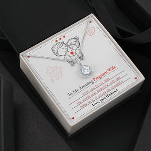 To My Amazing Pregnant Wife | With You (Eternal Hope Necklace) | Jewelry | C30187TR, lx-C30187, PB23-WOOD, PROD-2083278, PT-2646, TNM-1, USER-43062 | TageUnlimited