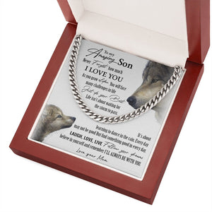 To My Amazing Son | I'll Always Be With You ❤️🔥 | Jewelry | C30184T, C30184TG, lx-C30184, PB23-WOOD, PROD-1917818, PT-1772, USER-43062 | TageUnlimited