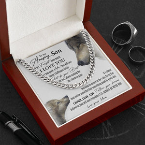 To My Amazing Son | I'll Always Be With You ❤️🔥 | Jewelry | C30184T, C30184TG, lx-C30184, PB23-WOOD, PROD-1917818, PT-1772, USER-43062 | TageUnlimited