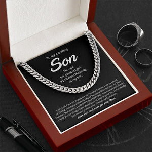 To My Amazing Son | You Are My Greatest Gift ❤️💎 | Jewelry | C30184T, C30184TG, lx-C30184, PB23-WOOD, PROD-1897935, PT-1772, USER-43062 | TageUnlimited