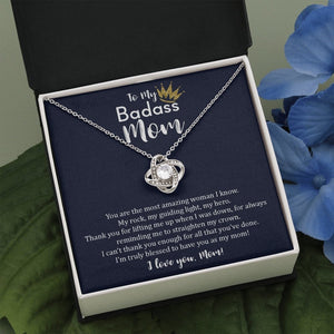 To My Badass Mom | You Are The Most Amazing | Jewelry | C30011TG, C30011TR, lx-C30011, PB23-WOOD, PROD-2026978, PT-922, TNM-1, USER-43062 | TageUnlimited