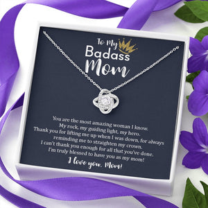 To My Badass Mom | You Are The Most Amazing | Jewelry | C30011TG, C30011TR, lx-C30011, PB23-WOOD, PROD-2026978, PT-922, TNM-1, USER-43062 | TageUnlimited