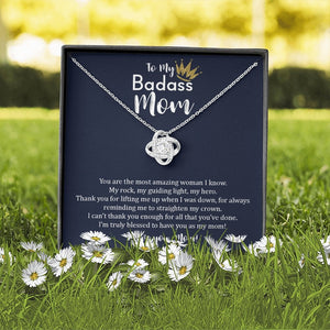 To My Badass Mom | You Are The Most Amazing | Jewelry | C30011TG, C30011TR, lx-C30011, PB23-WOOD, PROD-2026978, PT-922, TNM-1, USER-43062 | TageUnlimited