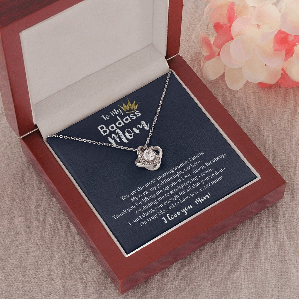To My Badass Mom | You Are The Most Amazing | Jewelry | C30011TG, C30011TR, lx-C30011, PB23-WOOD, PROD-2026978, PT-922, TNM-1, USER-43062 | TageUnlimited
