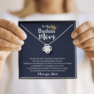 To My Badass Mom | You Are The Most Amazing | Jewelry | C30011TG, C30011TR, lx-C30011, PB23-WOOD, PROD-2026978, PT-922, TNM-1, USER-43062 | TageUnlimited