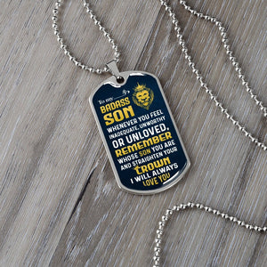 To My Badass Son | Whenever You Feel | Jewelry | A1014T, A1014TG, G007T, G007TG, lx-G007, PROD-1957275, PT-133, TNM-1, USER-43062 | TageUnlimited