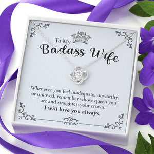 To My Badass Wife | Love You Always 💖❤️ | Jewelry | C30011TG, C30011TR, lx-C30011, PB23-WOOD, PROD-1572430, PT-922, TNM-1, USER-43062, WARRANTY-UPSELL | TageUnlimited