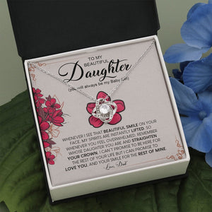 To My Beautiful Daughter | Always Be My Baby Girl ❤️🌺 | Jewelry | C30011TG, C30011TR, lx-C30011, PB23-WOOD, PROD-1883652, PT-922, TNM-1, USER-43062 | TageUnlimited