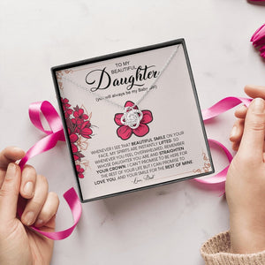To My Beautiful Daughter | Always Be My Baby Girl ❤️🌺 | Jewelry | C30011TG, C30011TR, lx-C30011, PB23-WOOD, PROD-1883652, PT-922, TNM-1, USER-43062 | TageUnlimited