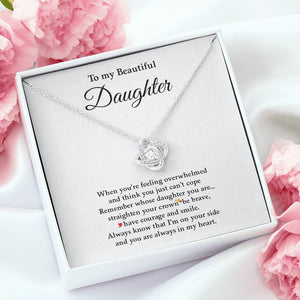 To My Beautiful Daughter | Always In My Heart ❤️💎 | Jewelry | C30011TG, C30011TR, lx-C30011, PB23-WOOD, PROD-1859594, PT-922, TNM-1, USER-43062 | TageUnlimited