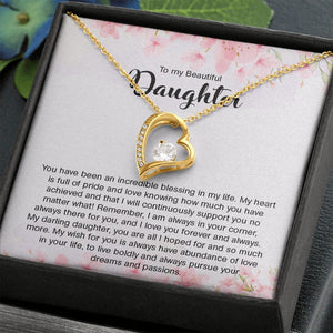 To My Beautiful Daughter | Always Pursue Your Dreams 💝💎 | Jewelry | C30025TG, C30025TR, lx-C30025, PB23-WOOD, PROD-1879673, PT-781, TNM-1, USER-43062 | TageUnlimited