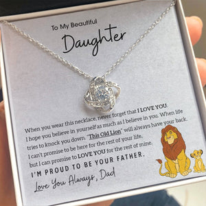 To My Beautiful Daughter | I'm Proud To Be Your Father ❤️🔥 | Jewelry | C30011TG, C30011TR, lx-C30011, PB23-WOOD, PROD-1893193, PT-922, TNM-1, USER-43062 | TageUnlimited