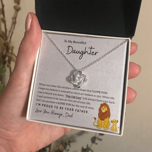 To My Beautiful Daughter | I'm Proud To Be Your Father ❤️🔥 | Jewelry | C30011TG, C30011TR, lx-C30011, PB23-WOOD, PROD-1893193, PT-922, TNM-1, USER-43062 | TageUnlimited