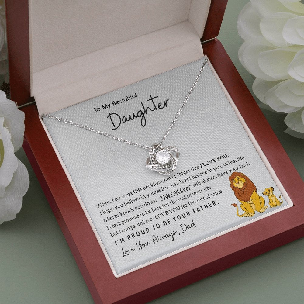 To My Beautiful Daughter | I'm Proud To Be Your Father ❤️🔥 | Jewelry | C30011TG, C30011TR, lx-C30011, PB23-WOOD, PROD-1893193, PT-922, TNM-1, USER-43062 | TageUnlimited