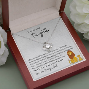 To My Beautiful Daughter | I'm Proud To Be Your Father ❤️🔥 | Jewelry | C30011TG, C30011TR, lx-C30011, PB23-WOOD, PROD-1893193, PT-922, TNM-1, USER-43062 | TageUnlimited